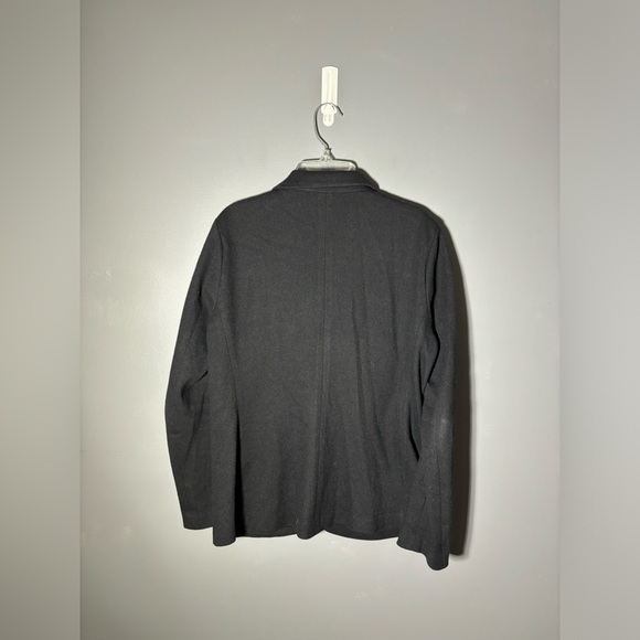 J.McLaughlin Brushed Wool Blend Silk Lined Blazer Womens Size Medium - Picture 3 of 4